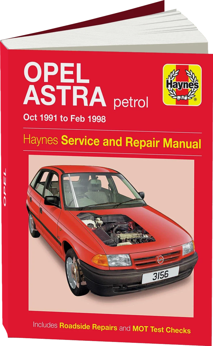 Opel Astra Petrol (Oct 1991-Feb 1998) Haynes Repair Manual