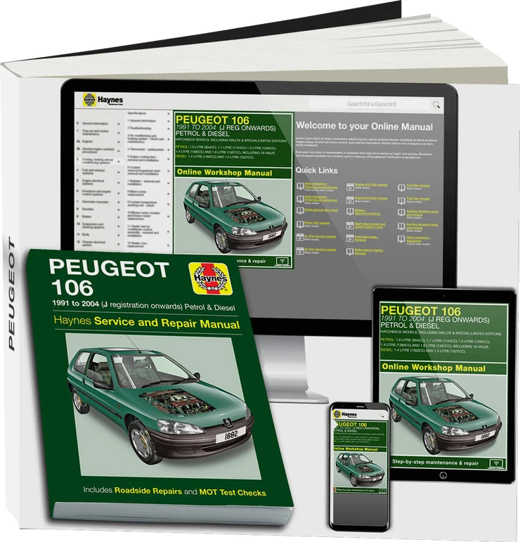 Peugeot 106 Petrol & Diesel (1991-2004) Haynes Repair Manual