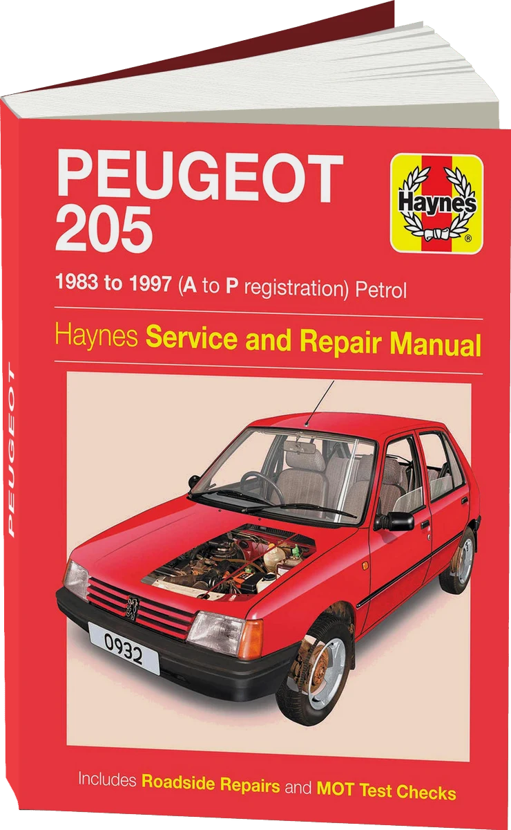 Peugeot 205 Petrol (1983-1997) Haynes Repair Manual