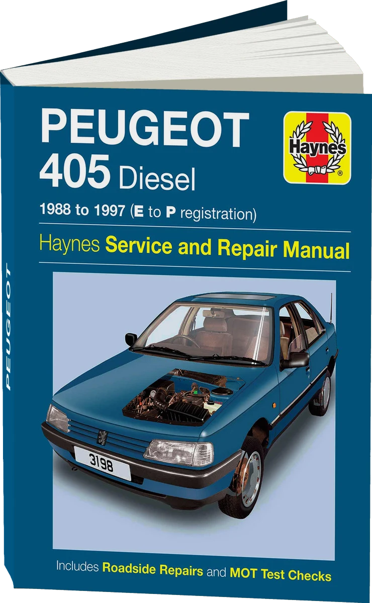 Peugeot 405 Diesel (1988-1997) Haynes Repair Manual