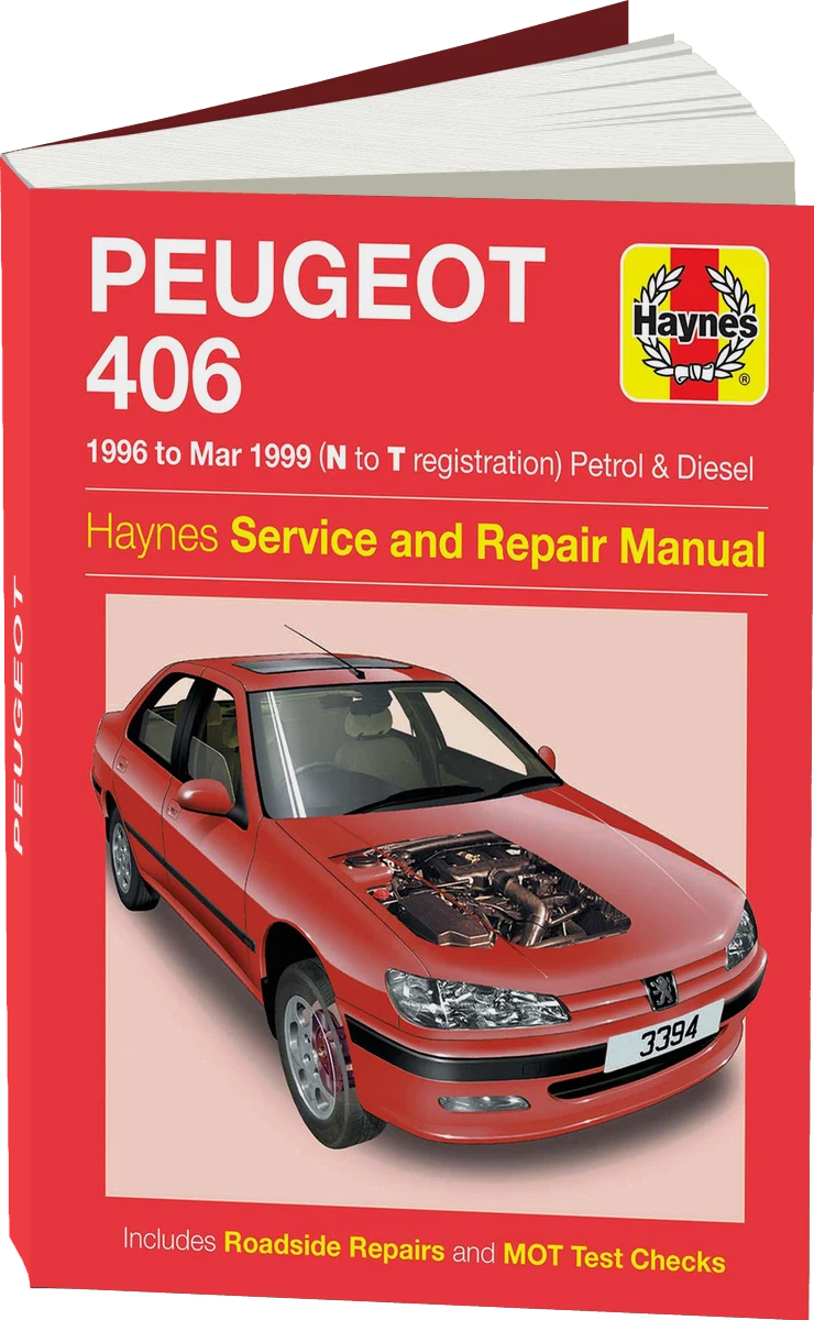 Peugeot 406 Petrol & Diesel (1996-Mar 1999) Haynes Repair Manual