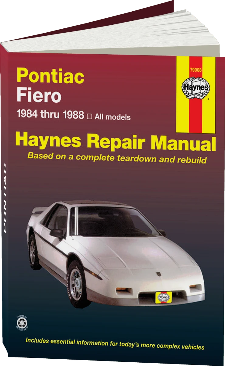 Pontiac Fiero (1984-1988) Haynes Repair Manual (USA)