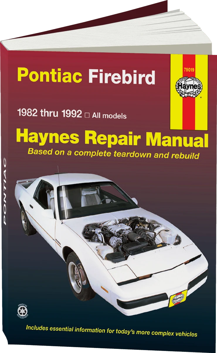 Pontiac Firebird (1982-1992) Haynes Repair Manual (USA)