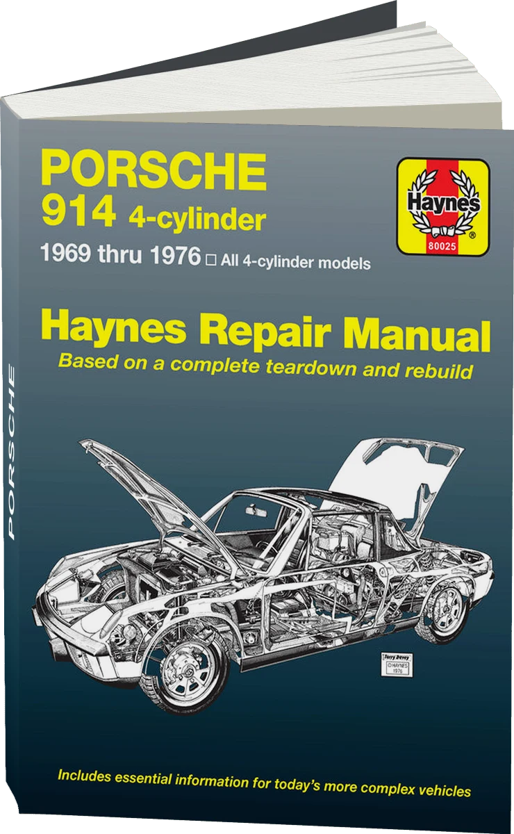 Porsche 914 4-cylinder (69-76) Haynes Repair Manual