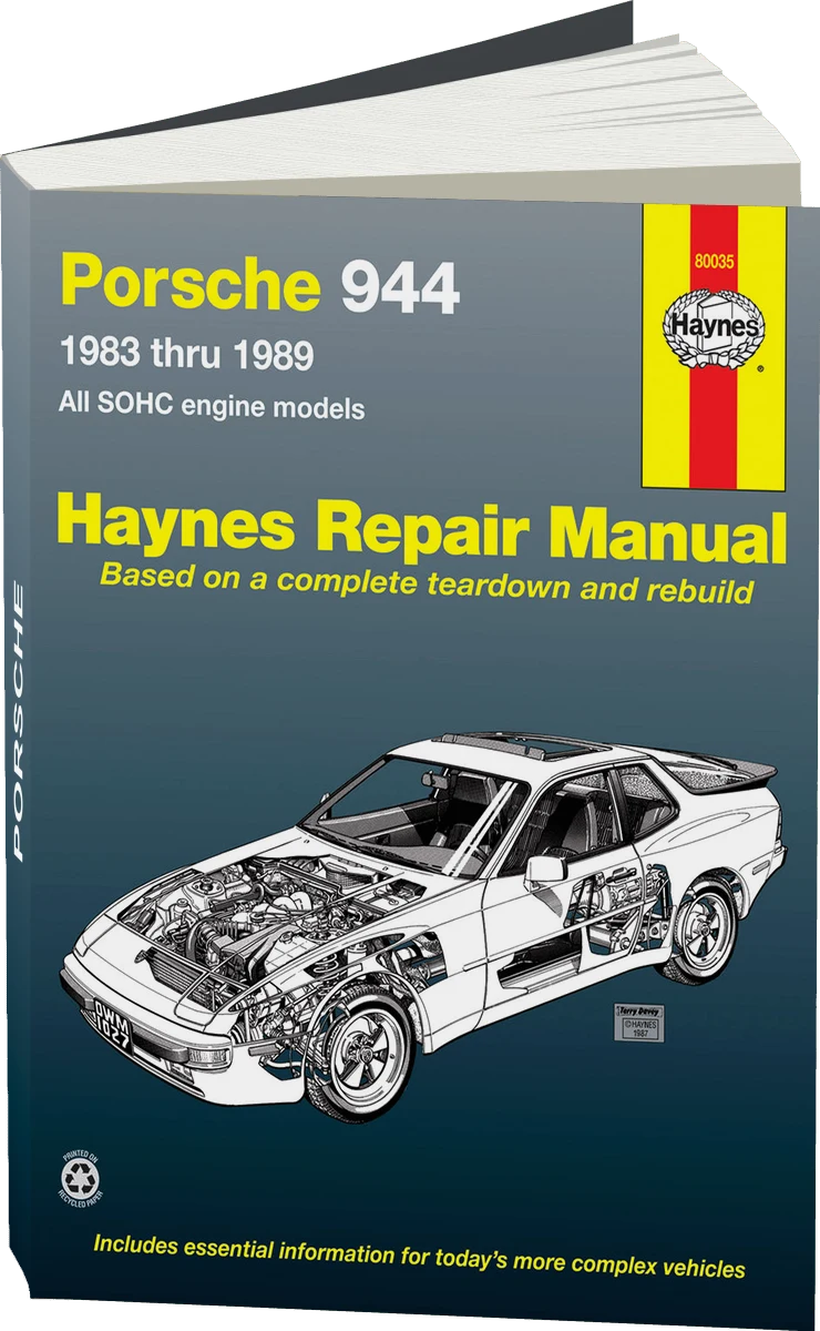Porsche 944 4-cylinder (83-89) Haynes Repair Manual