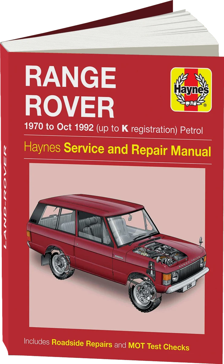 Range Rover V8 Petrol (1970-Oct 1992) Haynes Repair Manual