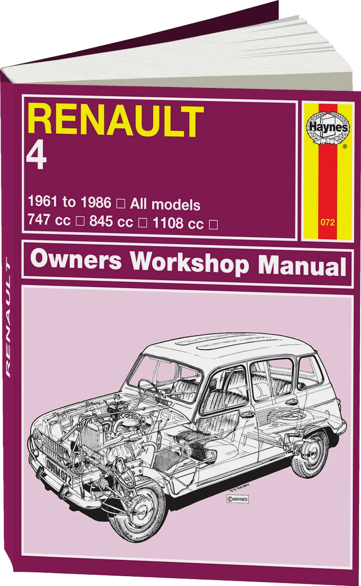 Renault 4 (61 - 86) Haynes Repair Manual