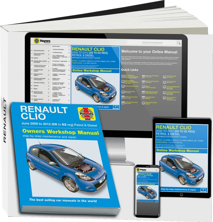 Renault Clio (Jun 2009-2012) 09 to 62 Haynes Repair Manual