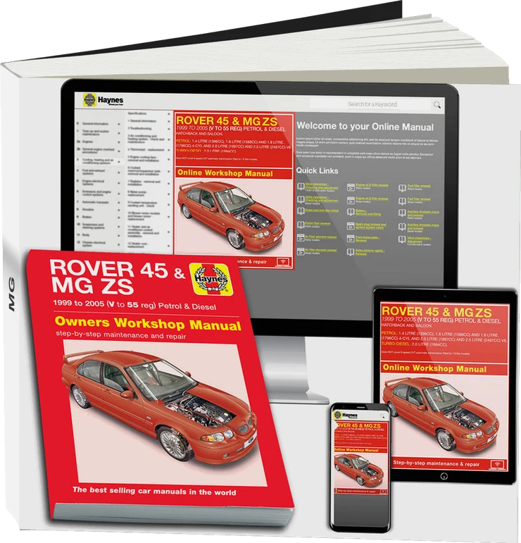 Rover 45 / MG ZS Petrol & Diesel (1999-2005) Haynes Repair Manual