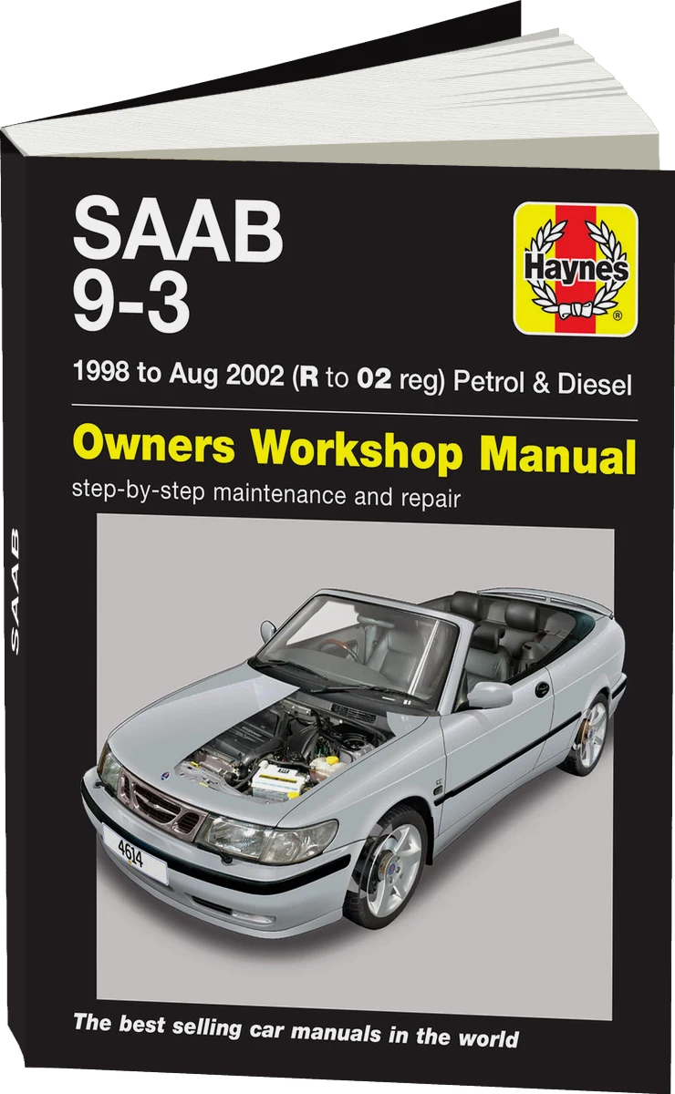 Saab 9-3 Petrol & Diesel (98 - Aug 02) Haynes Repair Manual