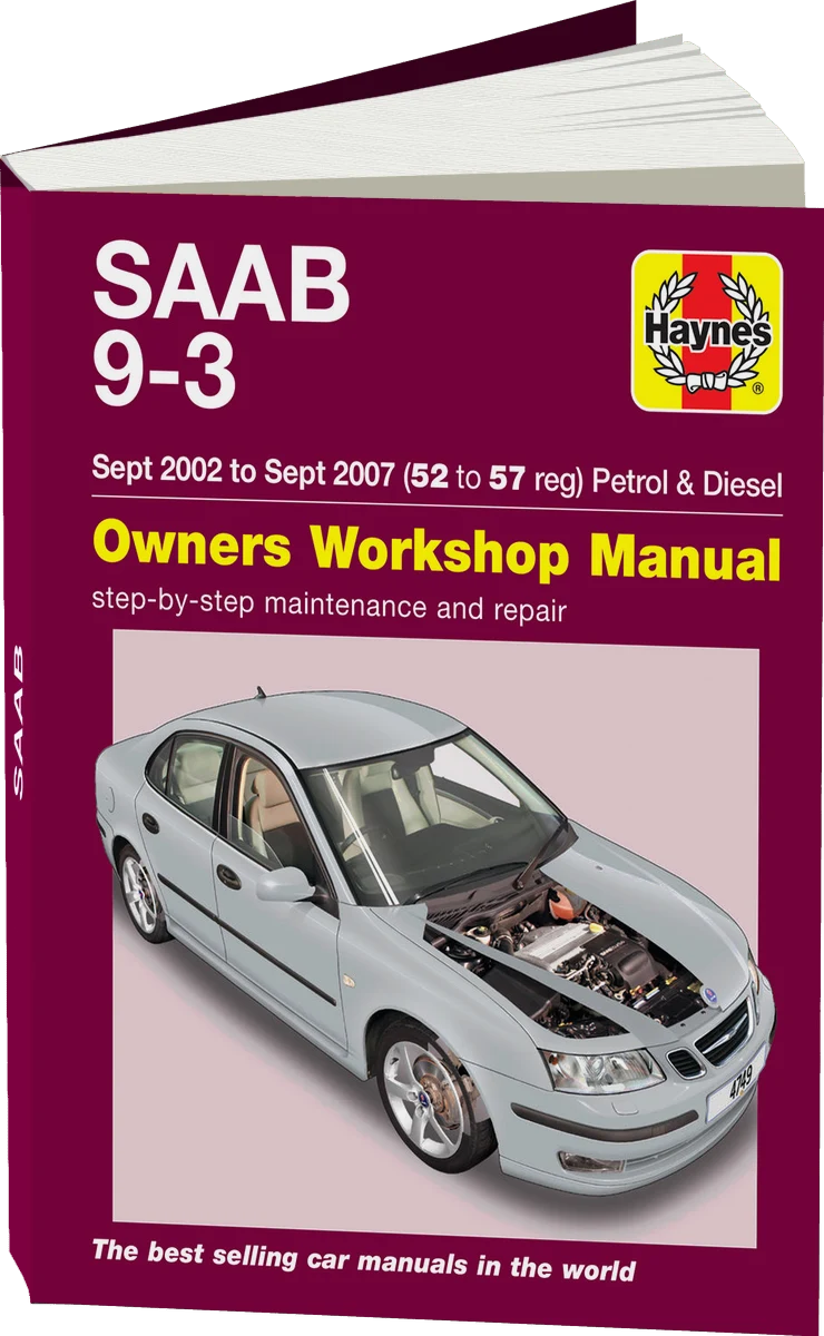 Saab 9-3 Petrol & Diesel (Sept 02 - Sept 07) Haynes Repair Manual