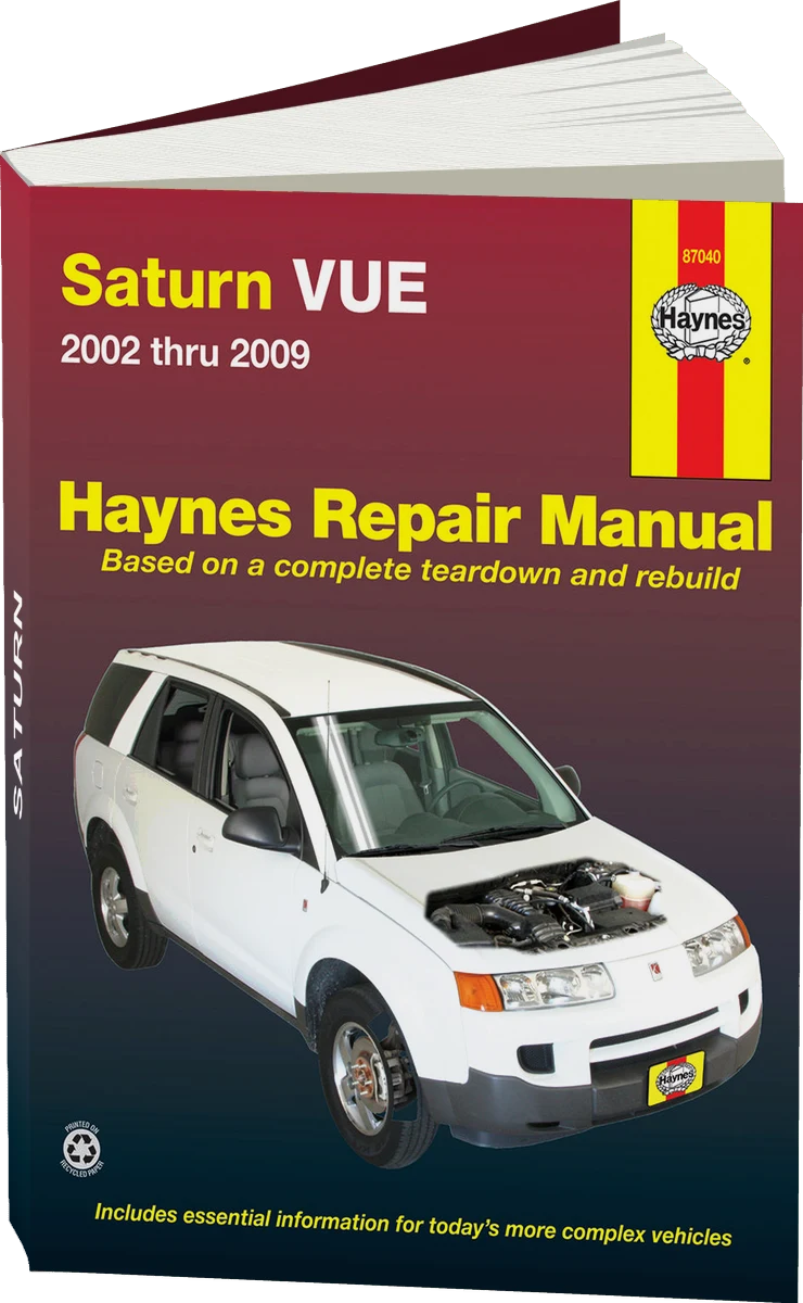 Saturn VUE (2002-2009) Haynes Repair Manual (USA)