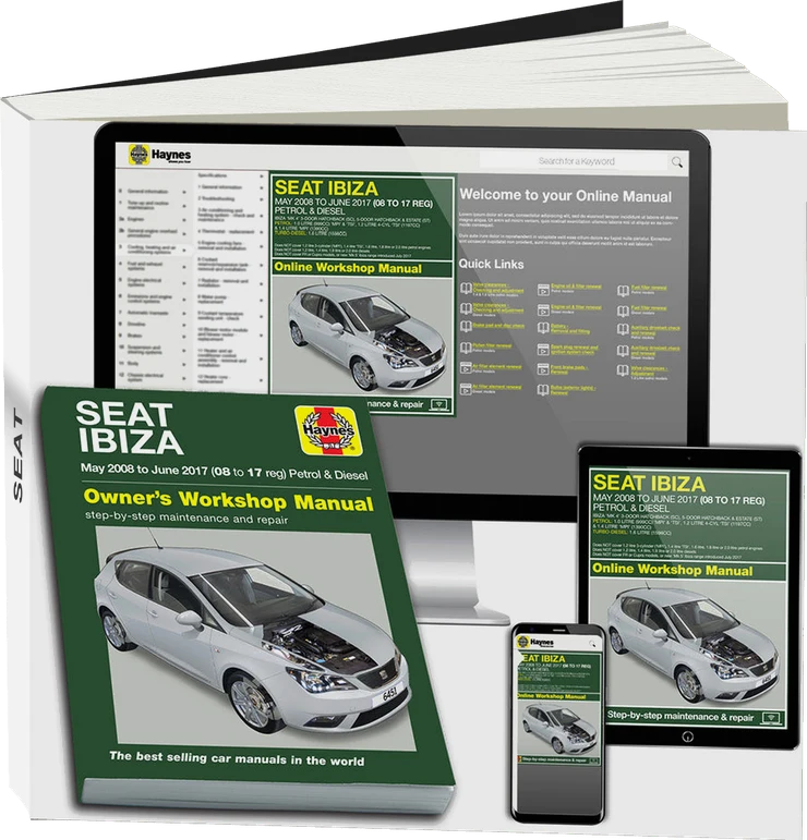 Seat Ibiza May 2008-June 2017 Haynes Repair Manual
