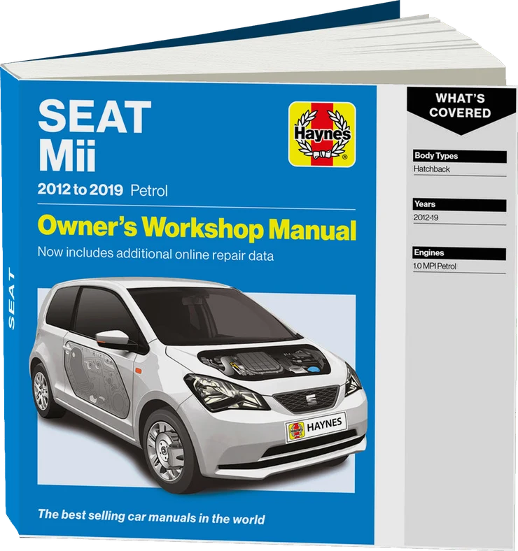 Seat Mii Petrol (2012 - 2019) Haynes Repair Manual