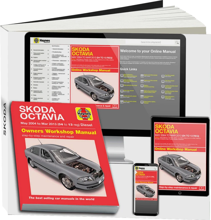 Skoda Octavia Diesel (May 2004-Mar 2013) Haynes Repair Manual