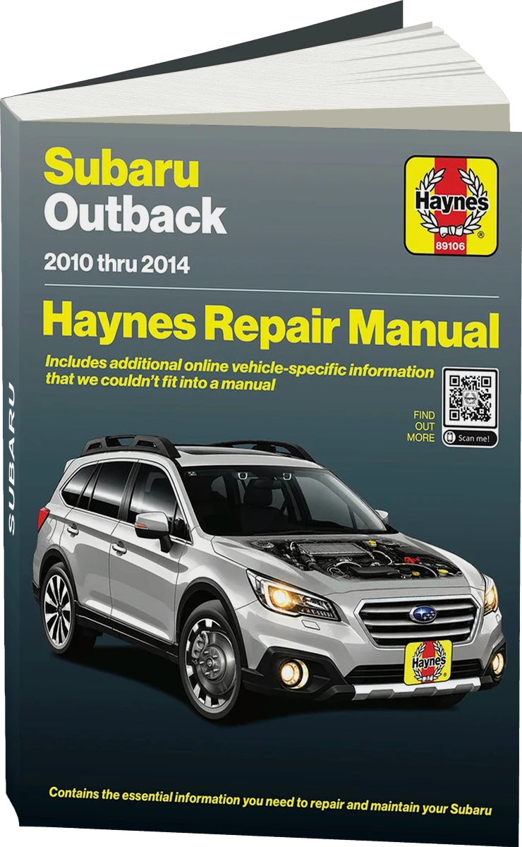 Subaru Outback (2010-2014) Haynes Repair Manual