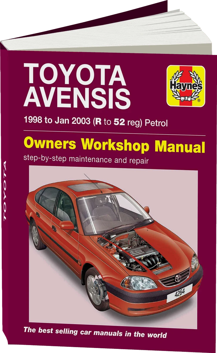 Toyota Avensis Petrol (1998-Jan 2003) Haynes Repair Manual