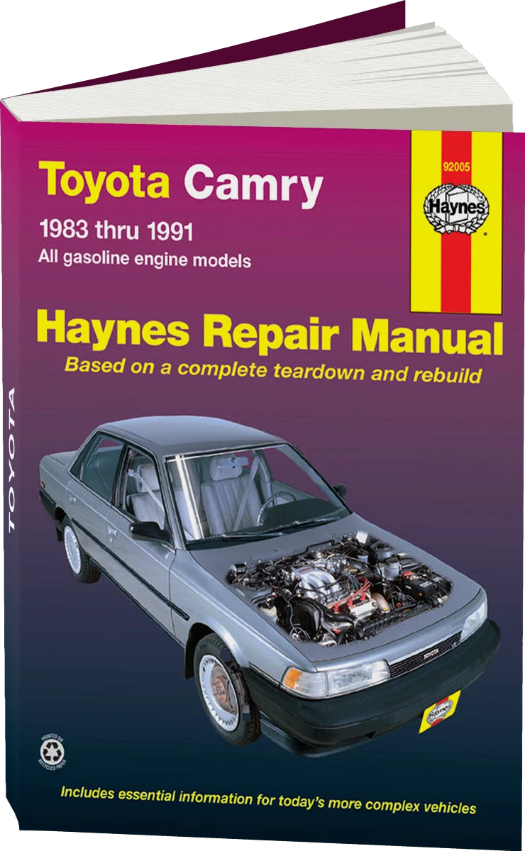 Toyota Camry with Gas Engine (83-91) Haynes Repair Manual