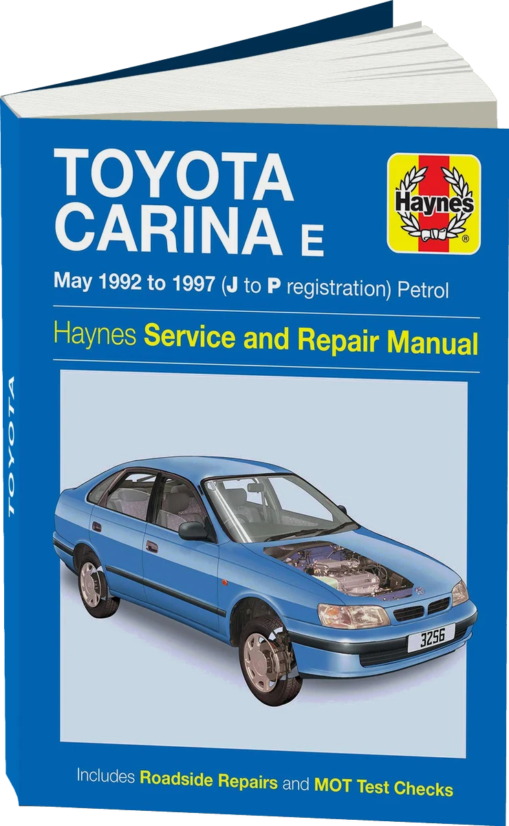 Toyota Carina E Petrol (May 1992-1997) Haynes Repair Manual