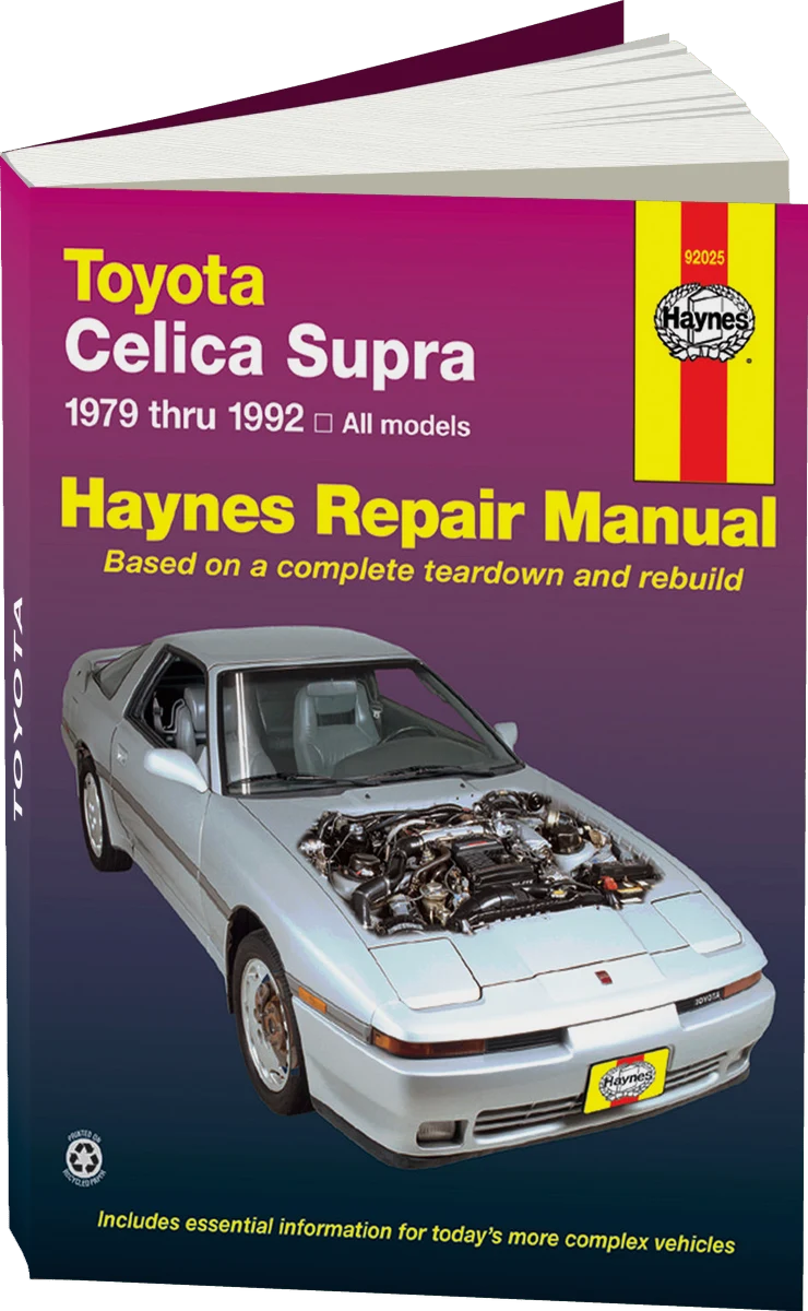 Toyota Celica Supra (79-92) Haynes Repair Manual