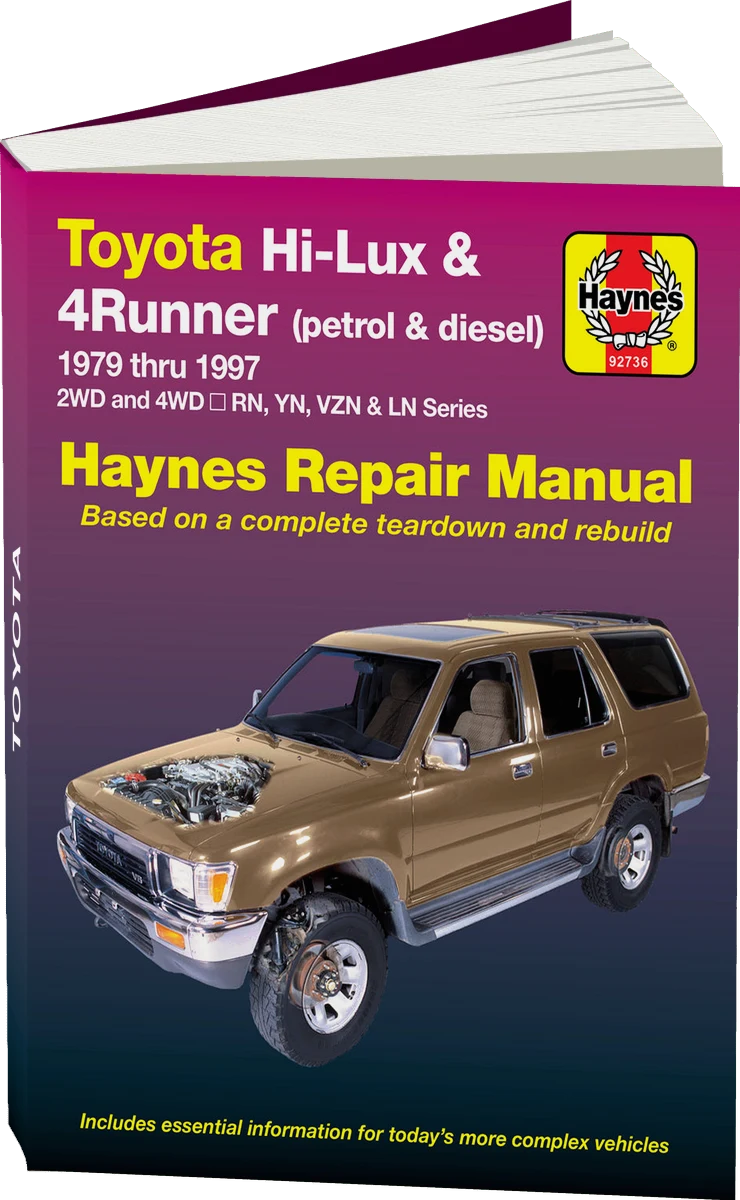 Toyota HiLux/4Runner (1979-1997) Haynes Repair Manual