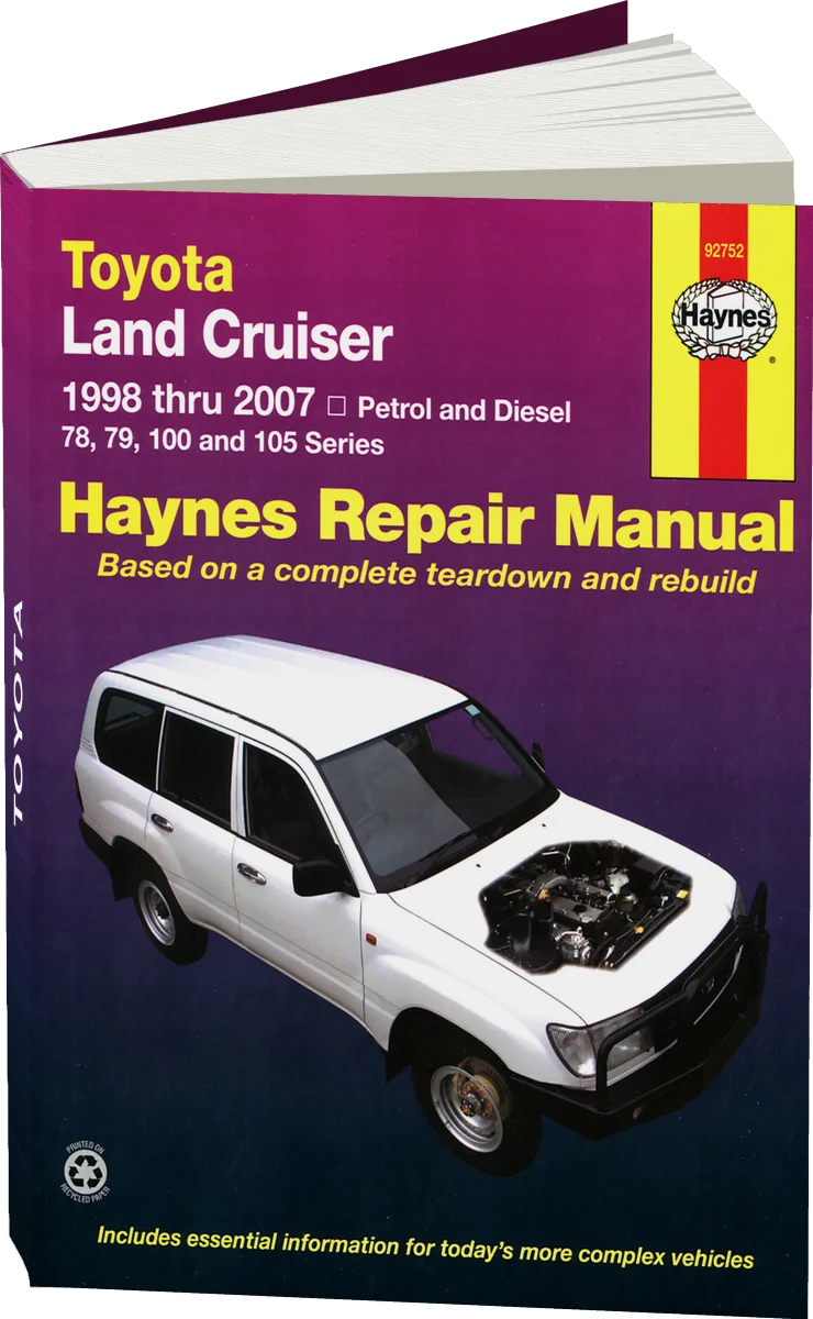 Toyota Land Cruiser (1998-2007) Haynes Repair Manual (AUS)