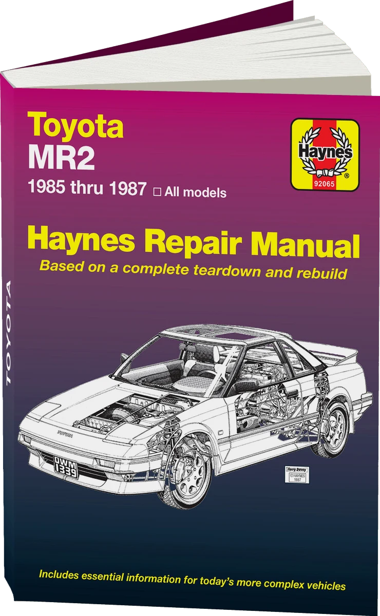 Toyota MR2 (85-87) Haynes Repair Manual