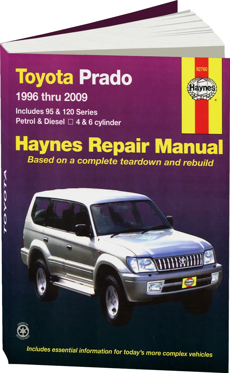 Toyota Prado (1996-2009) Haynes Repair Manual (AUS)