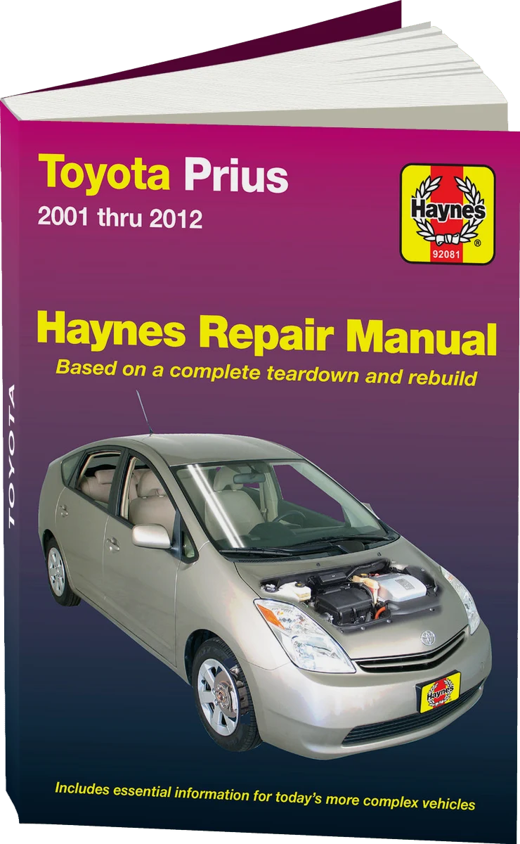 Toyota Prius (2001-2012) Haynes Repair Manual
