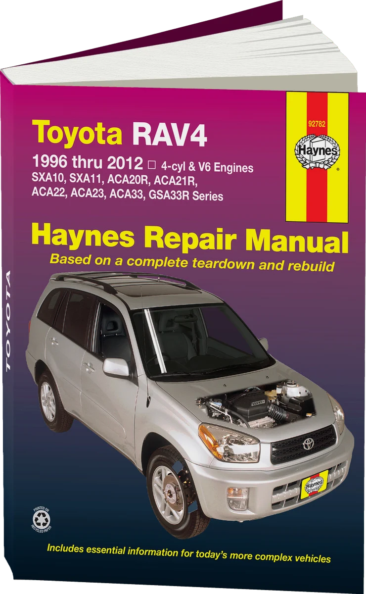 Toyota RAV4 (1994-2012) Haynes Repair Manual