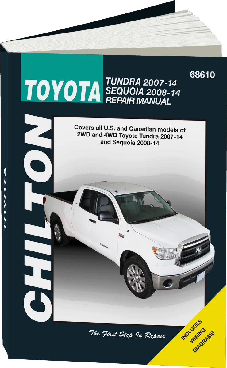 Toyota Tundra (2007-14) & Sequoia (2008-14) for Chilton Repair Manual (USA)