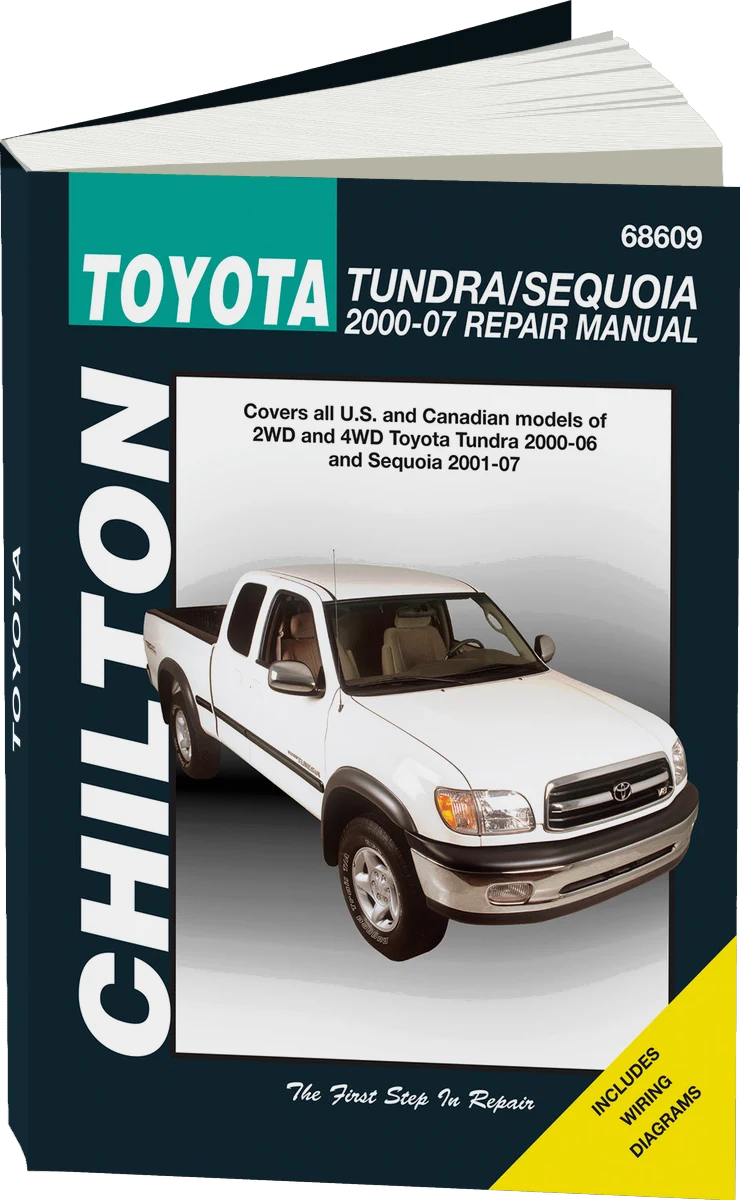 Toyota Tundra & Sequoia covering Tundra (2000-06) & Sequoia (2001-07) Chilton Repair Manual (USA)