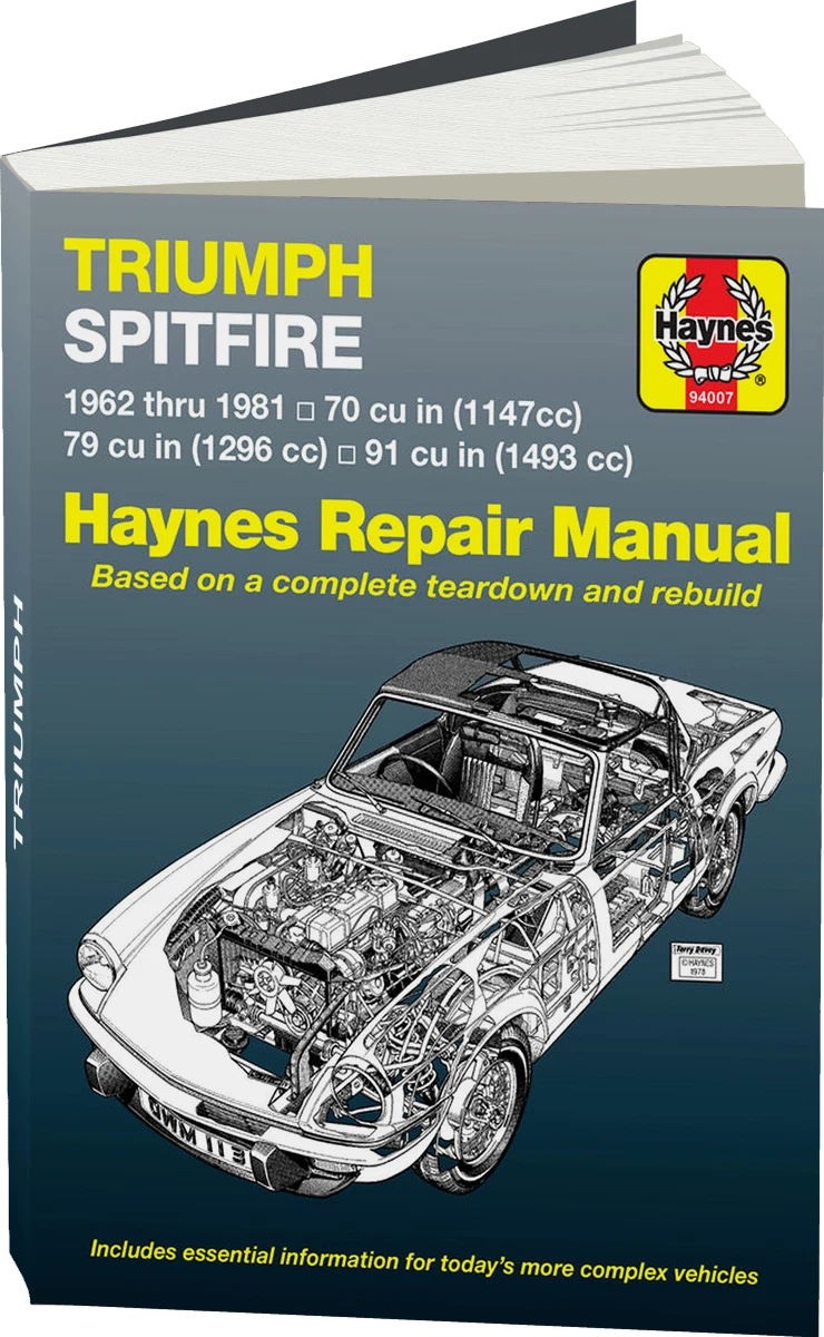 Triumph Spitfire (1962 - 1981) Haynes Repair Manual