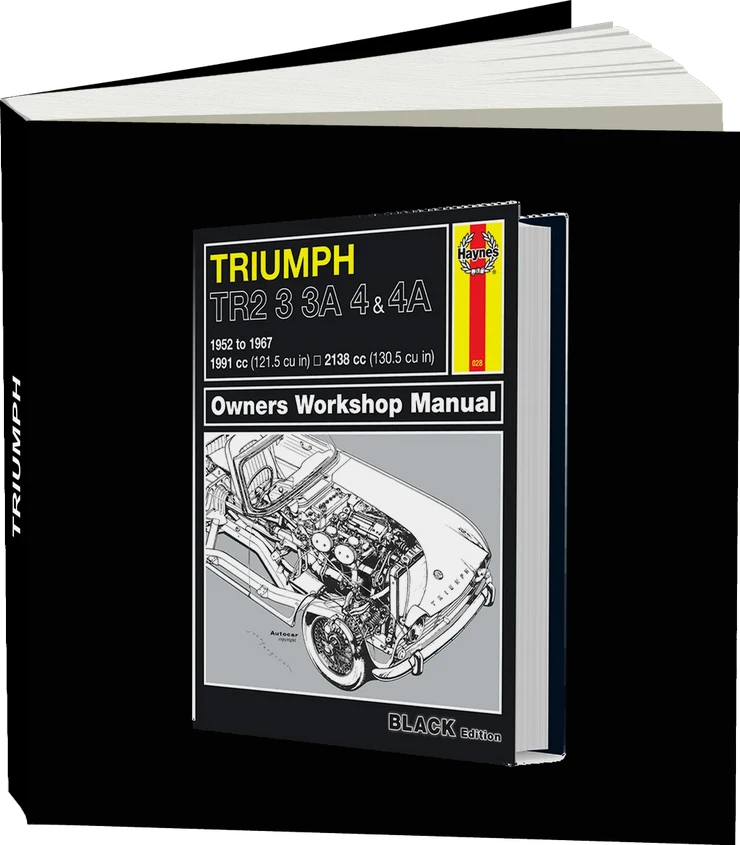 Triumph TR2, TR3, TR3A, TR4 & TR4A (1952-1967) Haynes Repair Manual - Premium Hardback Edition