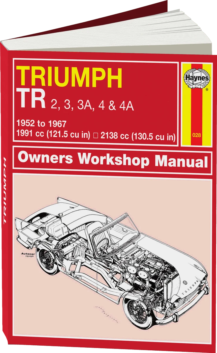 Triumph TR2, TR3, TR3A, TR4 & TR4A (52 - 67) Haynes Repair Manual