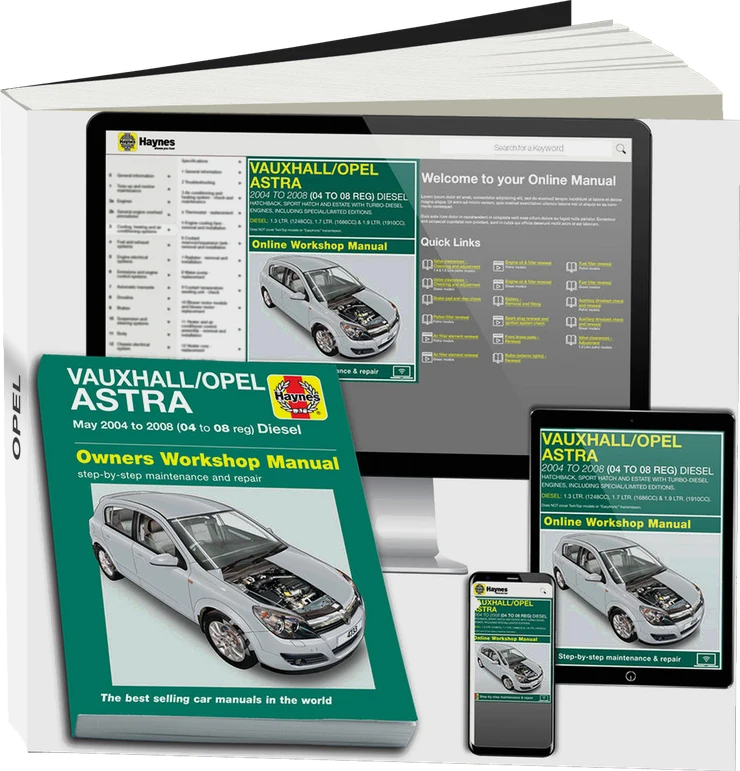 Vauxhall/Opel Astra Diesel (May 2004-2008) Haynes Repair Manual