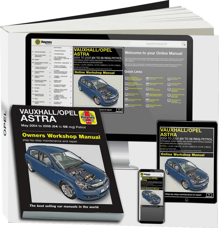 Vauxhall/Opel Astra Petrol (May 2004-2008) Haynes Repair Manual