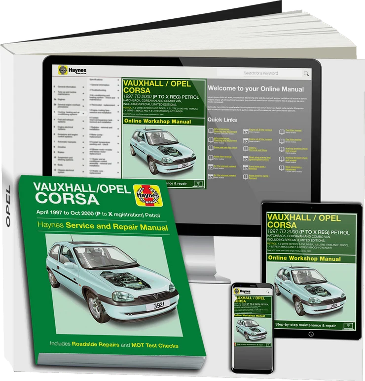 Vauxhall/Opel Corsa Petrol (Apr 1997-Oct 2000) Haynes Repair Manual