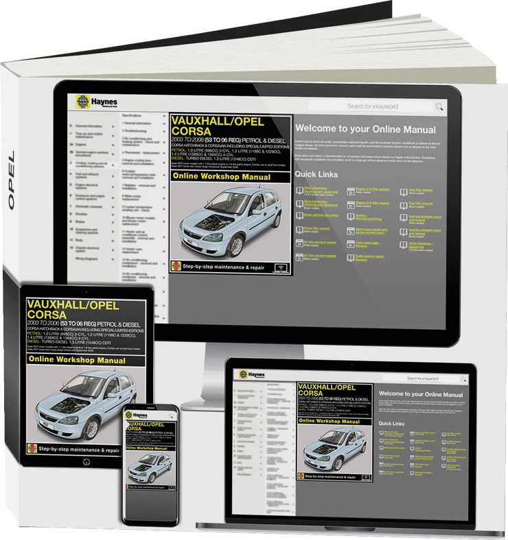 Vauxhall/Opel Corsa Petrol & Diesel (2003-2006) Haynes Online Manual