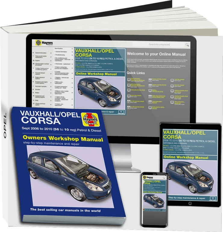 Vauxhall/Opel Corsa Petrol & Diesel (Sept 2006-2010) Haynes Repair Manual