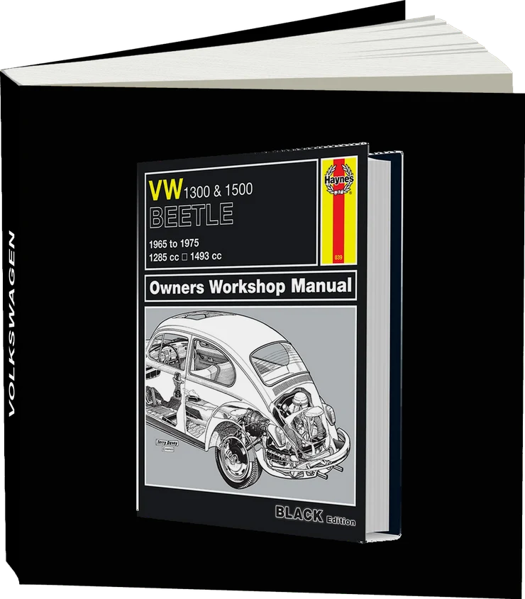Volkswagen Beetle 1300 & 1500 (1965-1975) Haynes Repair Manual - Premium Hardback Edition