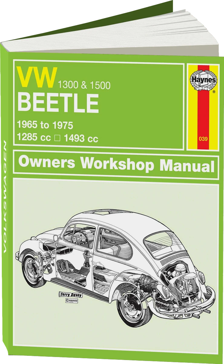 Volkswagen Beetle 1300 & 1500 (1965-1975) Haynes Repair Manual