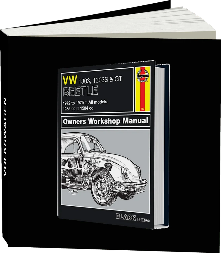Volkswagen Beetle 1303, 1303S & GT (1972-1975) Haynes Repair Manual - Premium Hardback Edition