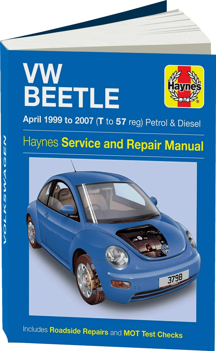 Volkswagen Beetle Petrol & Diesel (Apr 1999-2007) Haynes Repair Manual