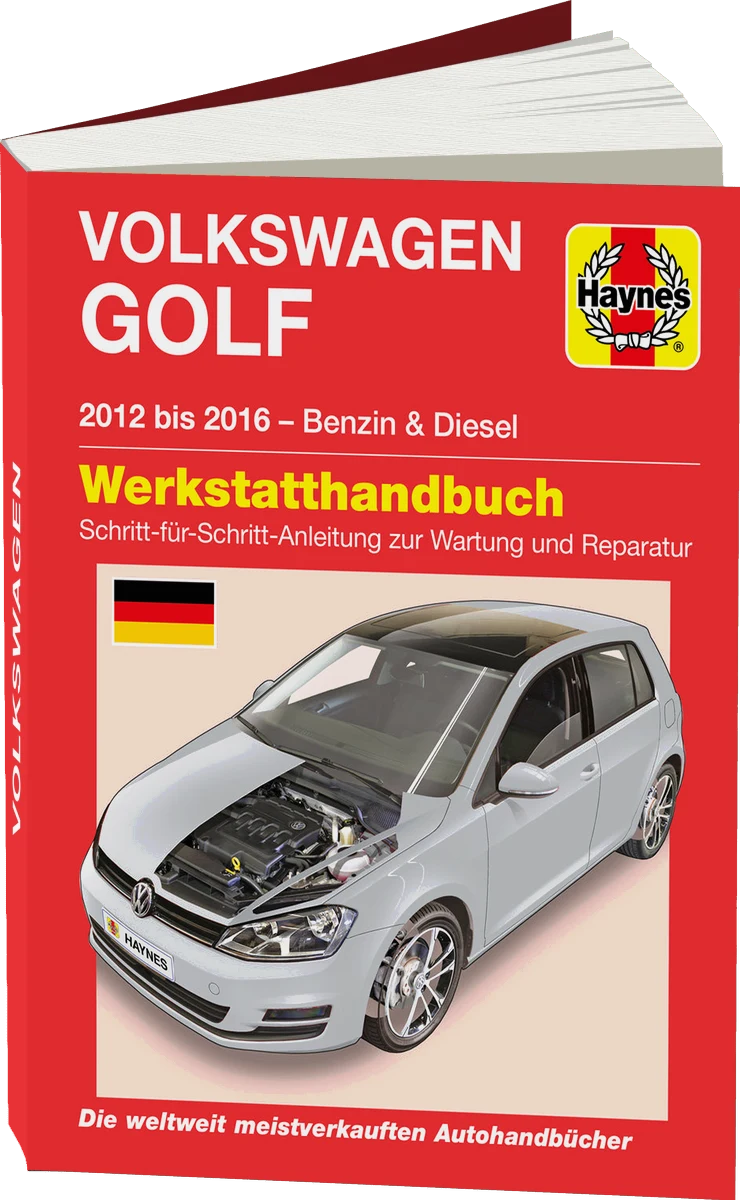 Volkswagen Golf Benziner & Diesel (2013-2016) Kennzeichen 62 bis 66 Haynes Reparaturanleitung