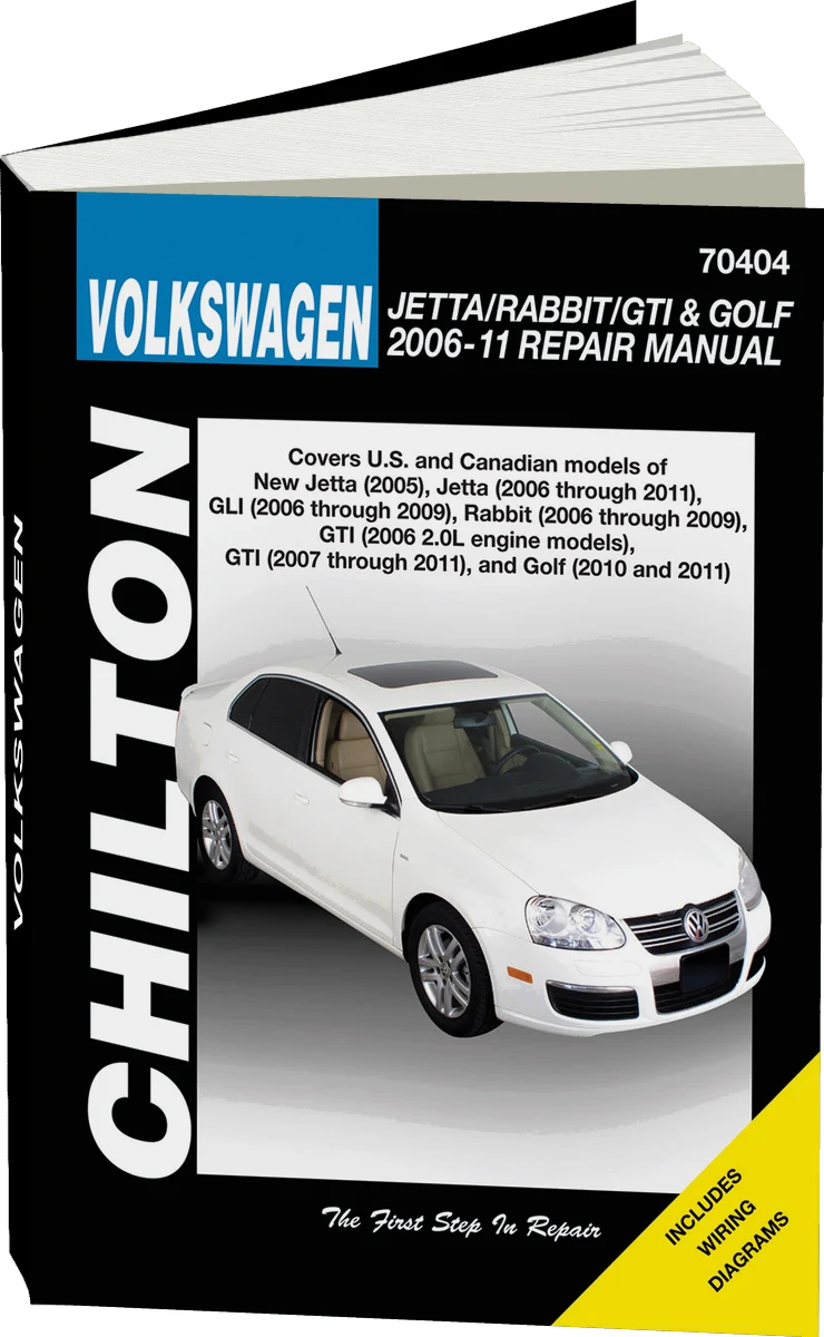 Volkswagen Jetta, Rabbit, GTI and Golf (2006-2011) Chilton Repair Manual