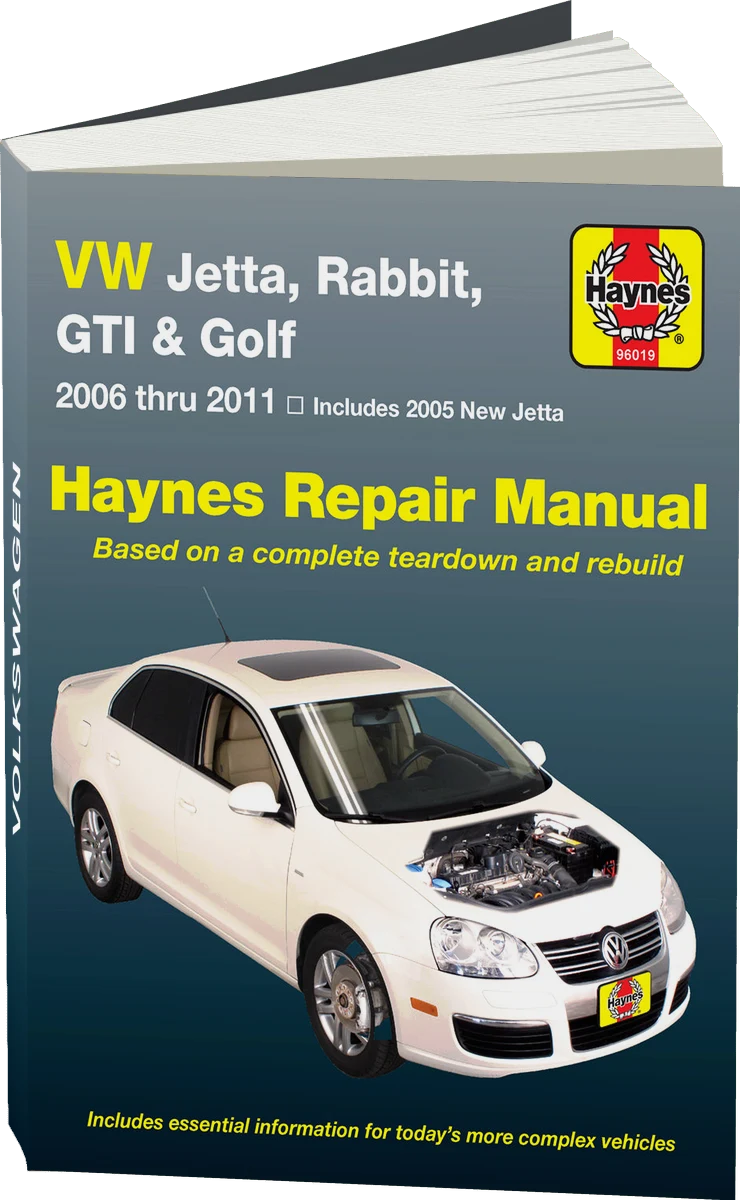 Volkswagen Jetta, Rabbit, GTI & Golf covering New Jetta (2005), Jetta (2006-2011), GLI (2006-2009), Rabbit (2006-2009), GTI 2.0L (2006), GTI (2007-2011) & Golf (2010-2011) Haynes Repair Manual (USA)
