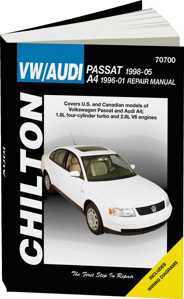 Volkswagen Passat (1998-2005) and Audi A4 (1996-2001) Chilton Repair Manual