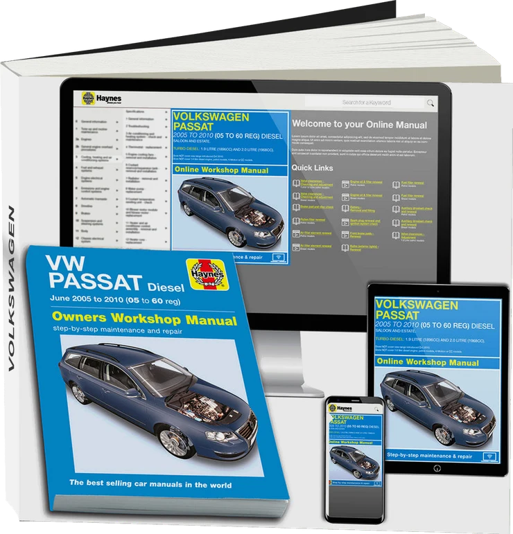 Volkswagen Passat Diesel (June 2005-2010) Haynes Repair Manual