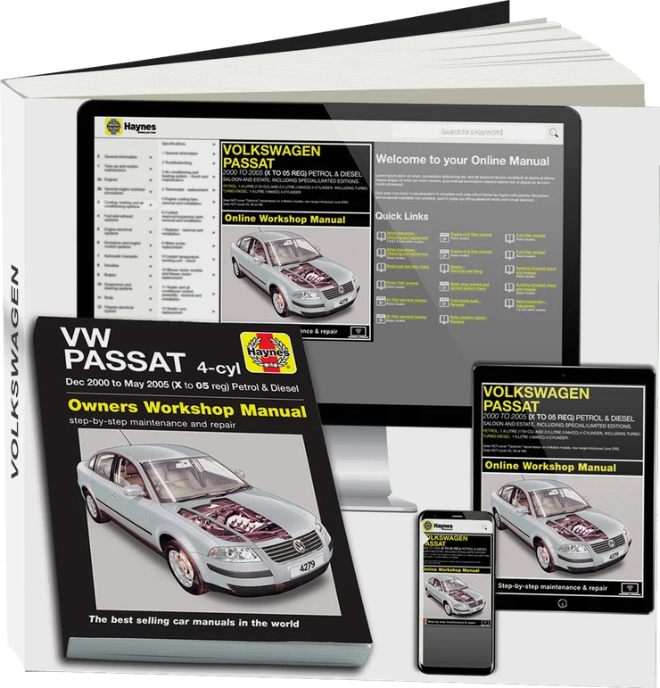 Volkswagen Passat Petrol & Diesel (Dec 2000-May 2005) Haynes Repair Manual